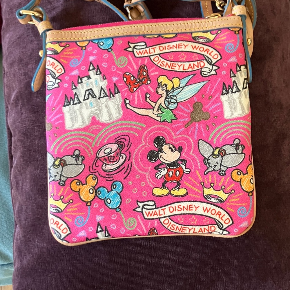 Dooney & Bourke Pink Disney Park Icon Crossbody Bag - Picture 2 of 4